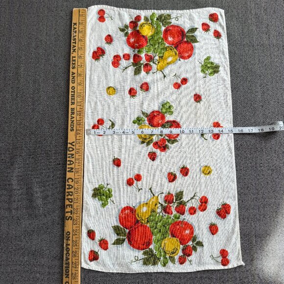 Pure Linen Vintage Kitchen Dishcloth Hand Towel Mixed Fruits - Picture 10 of 15